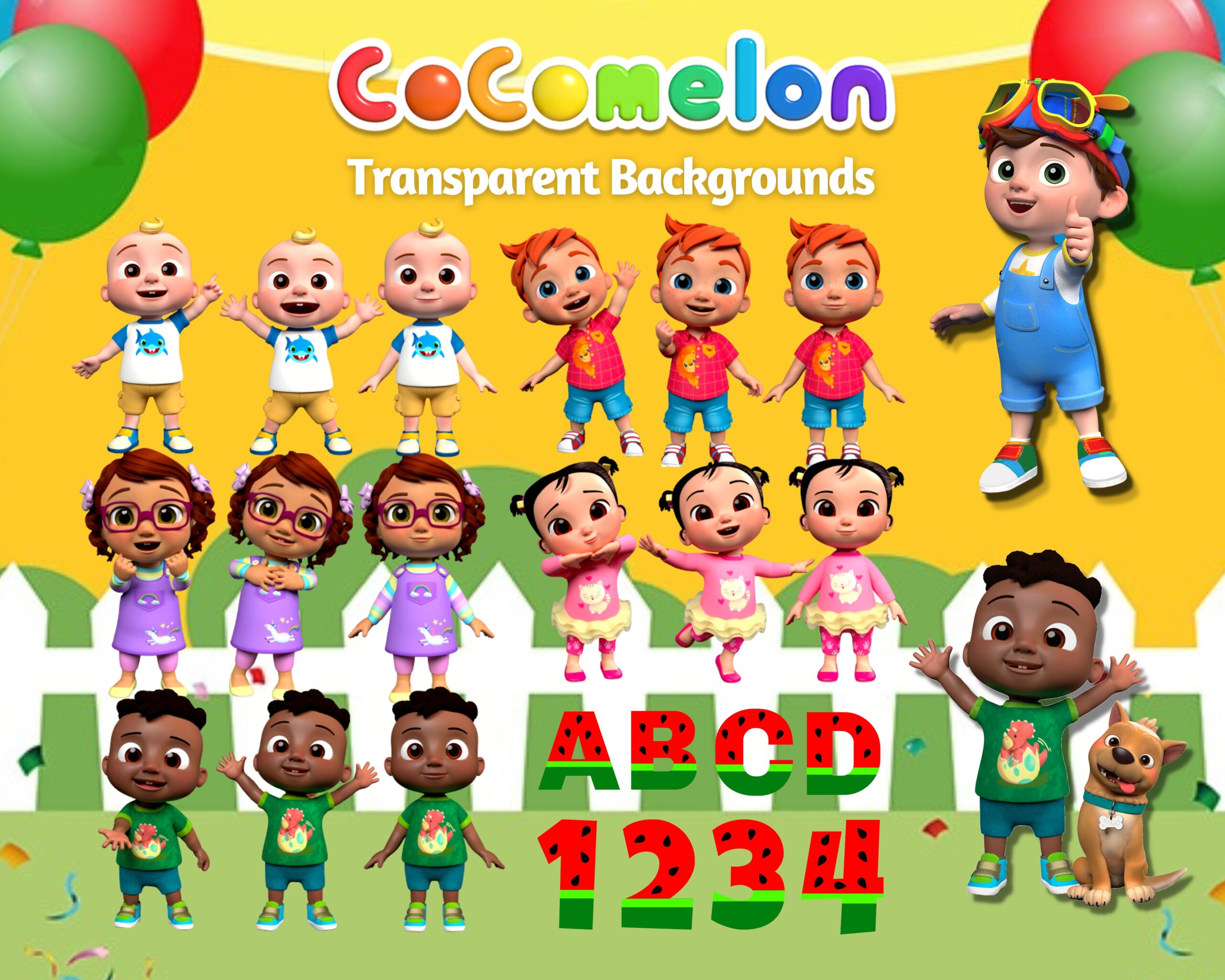 Cocomelon clipart png cartoonpng